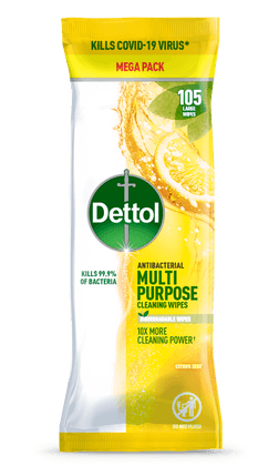 Dettol Multi Purpose Cleaning Wipes Citrus Zest
