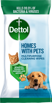 Dettol Homes with Pets Multipurpose Wipes