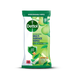 Dettol Antibacterial Disinfectant Wipes Crisp Pear 50s