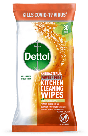Dettol Power & Pure Kitchen Wipes