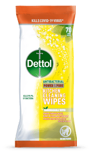 Dettol Power & Pure Kitchen Wipes 70pk