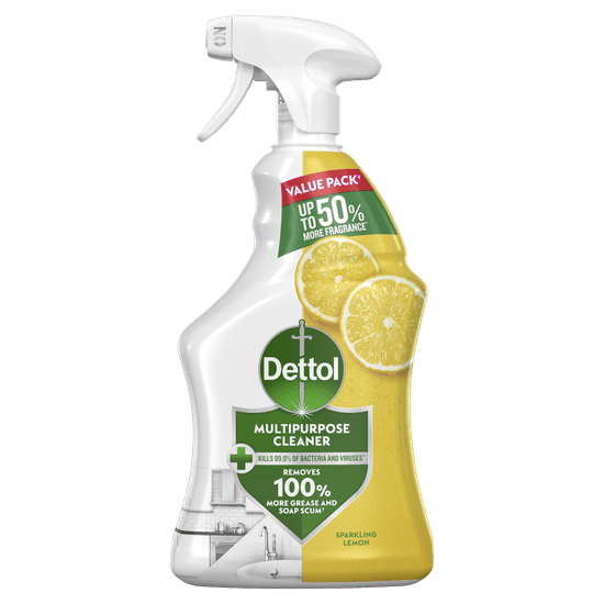 Dettol Multipurpose Cleaner Spray Sparkling Lemon 1L