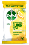 Dettol Multi Purpose Floor Wipes Fresh Citrus Burst