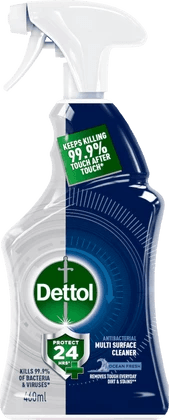 Dettol Protect 24 Multi Surface Cleaner Spray 460ml