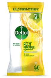 Dettol Multi Purpose Cleaning Wipes Citrus Zest 70pk