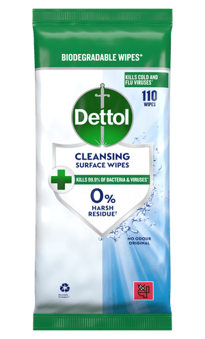 Dettol Antibacterial Surface Cleansing Wipes 110s