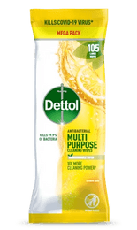 Dettol Multi Purpose Cleaning Wipes Citrus Zest