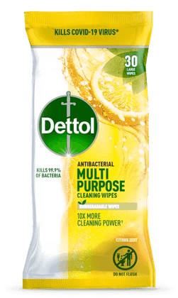 Dettol Multi Purpose Cleaning Wipes Citrus Zest 30pk