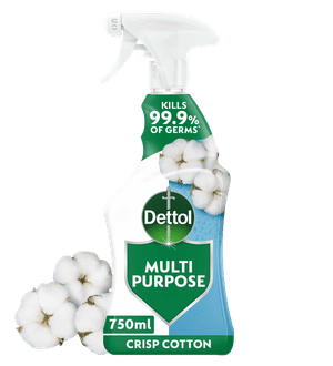 Dettol Multipurpose Cleaner Spray Crisp Cotton 750ml