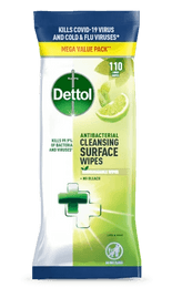 Dettol Cleansing Surface Wipes Lime & Mint